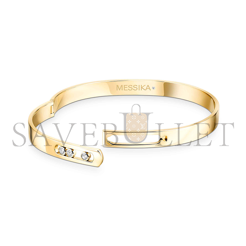 Mes1kaa move noa bangle yellow gold d1am0nd bracelet 06368